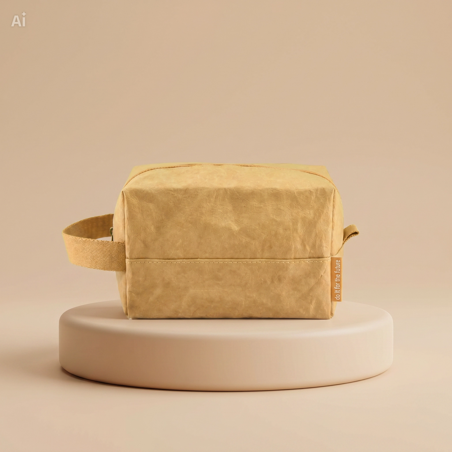 Munro Kraft Paper Cosmetic Bag