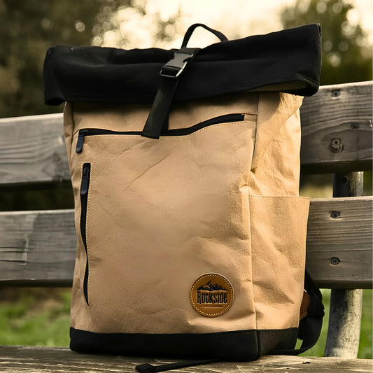 Seaside Kraft Paper Laptop Backpack