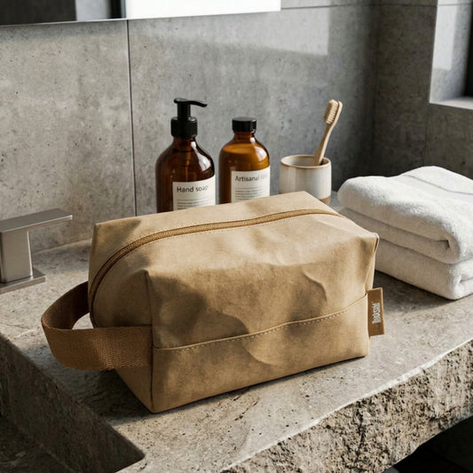 Munro Kraft Paper Cosmetic Bag