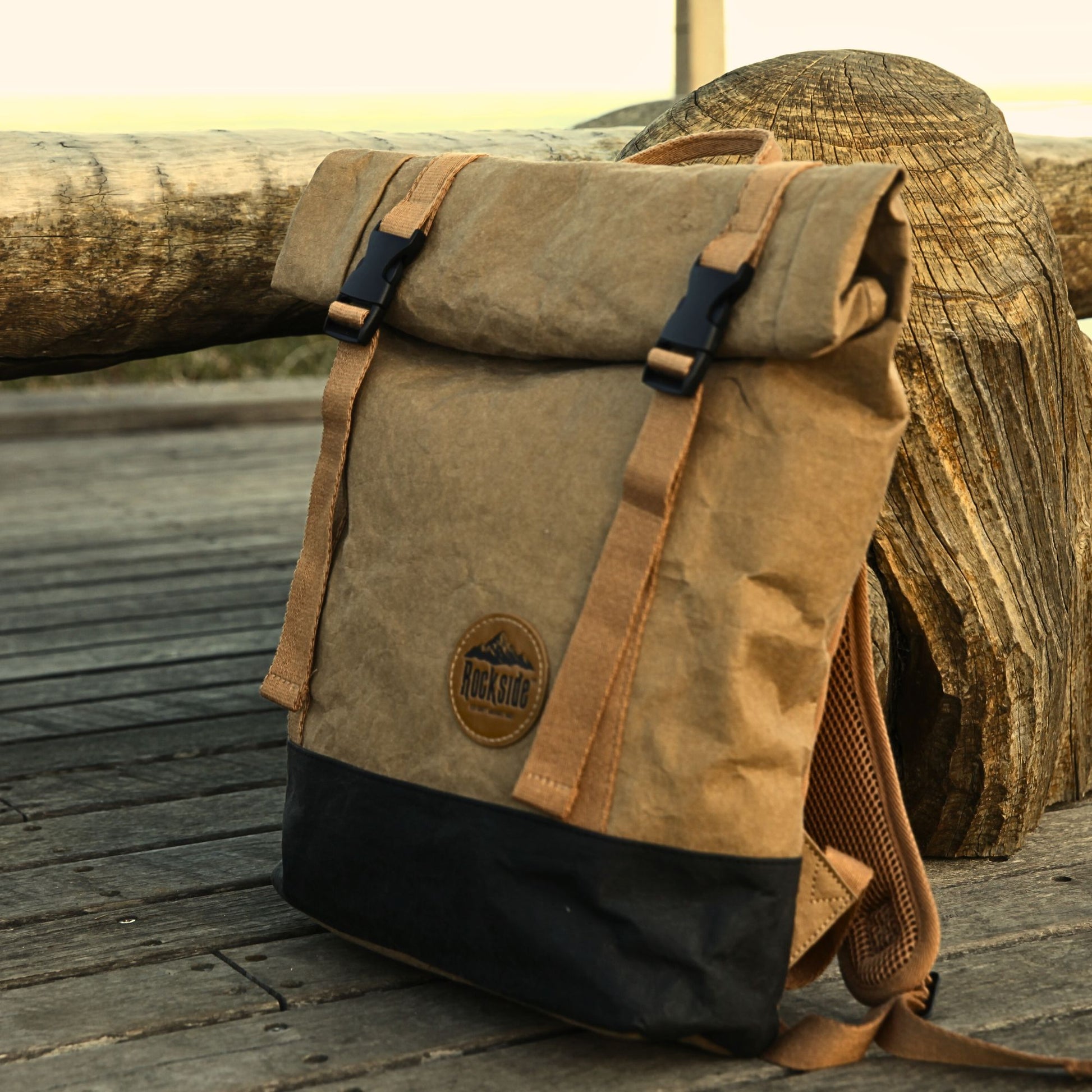 The Base Kraft Paper Laptop Backpack The Base Kraft Paper Laptop Backpack