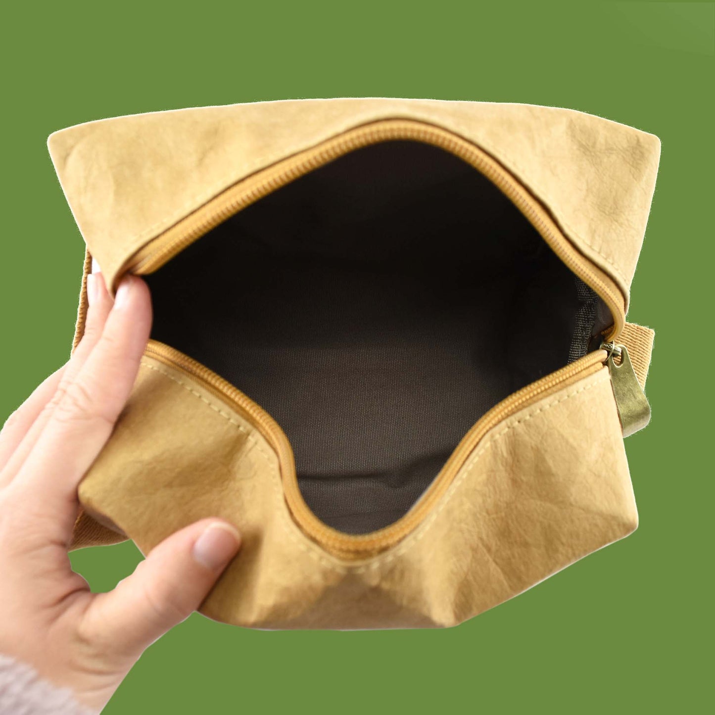 Munro Kraft Paper Cosmetic Bag