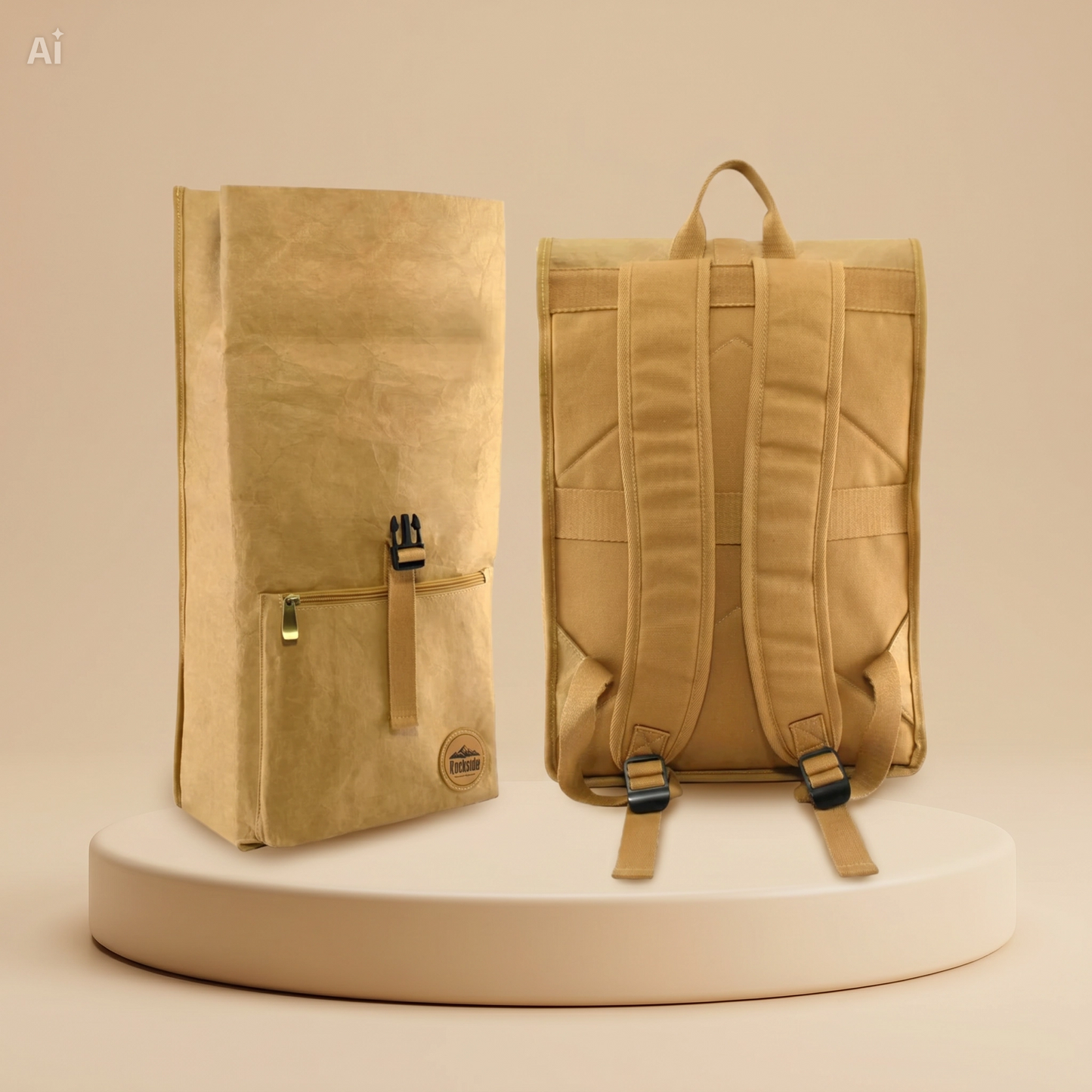 Somsonic Kraft Paper Laptop Backpack