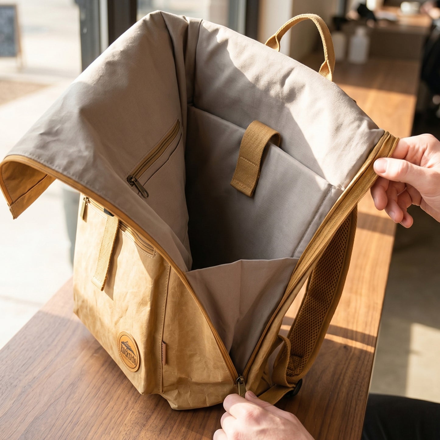 Somsonic Kraft Paper Laptop Backpack