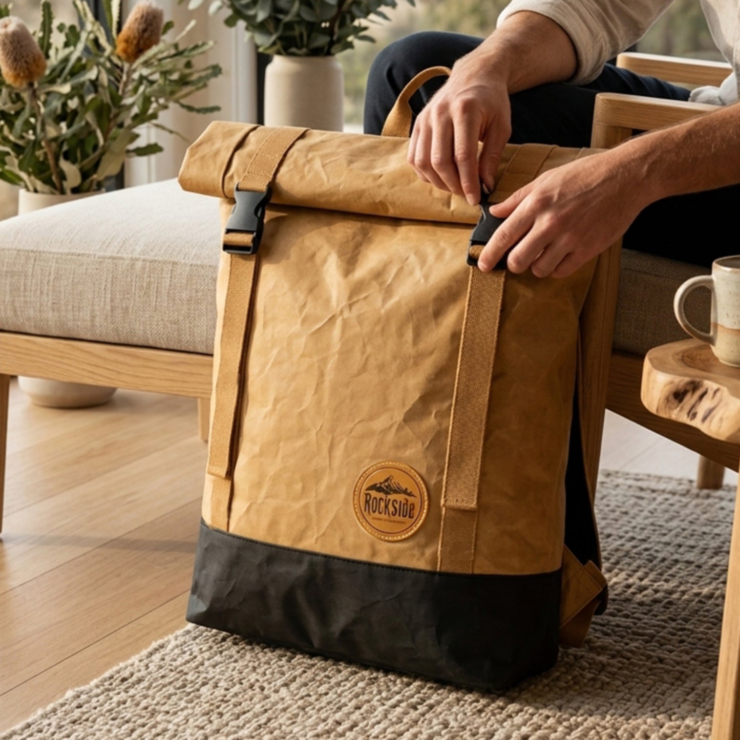 The Base Kraft Paper Laptop Backpack